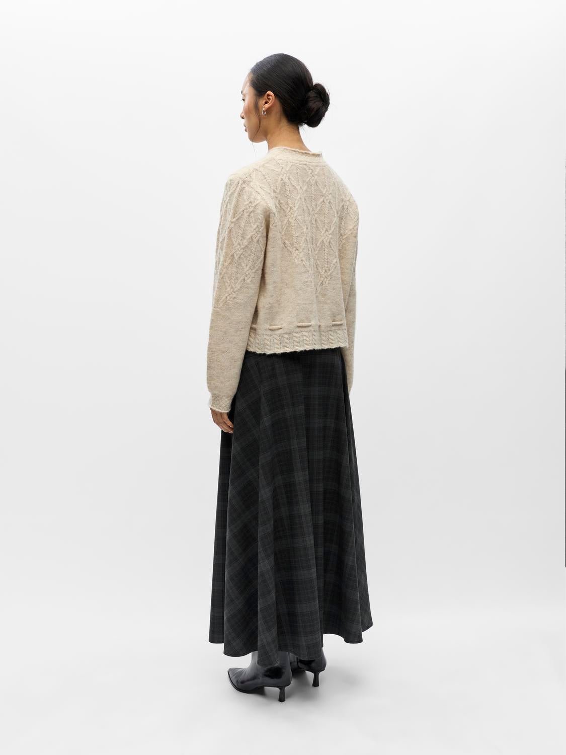 OBJGUNVI Knitted Cardigan - Macadamia - VERO MODA & VILA Bergvik